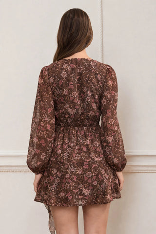 Autumn Romance Wrap Dress