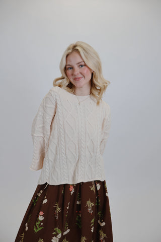 Evervine Cable Knit Sweater