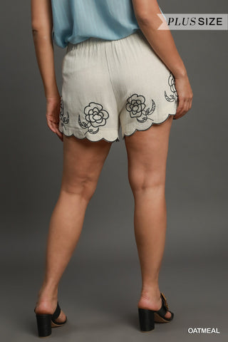 Blossom Avenue Shorts in Plus