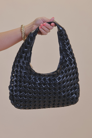 Richelle Woven Hobo Bag