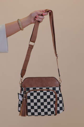 Camila Checker Crossbody