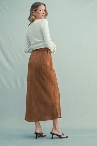 Penelope Dot Midi Skirt