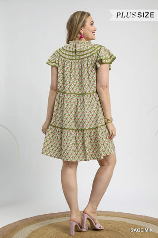 Brunch Babe Mini Dress in Plus