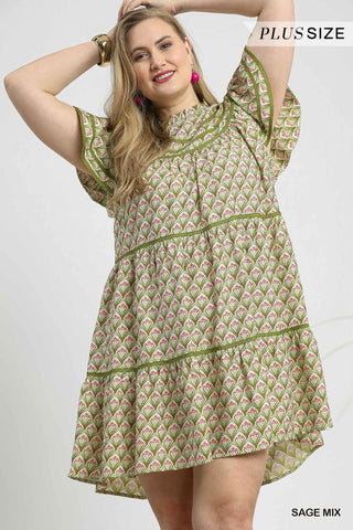 Brunch Babe Mini Dress in Plus