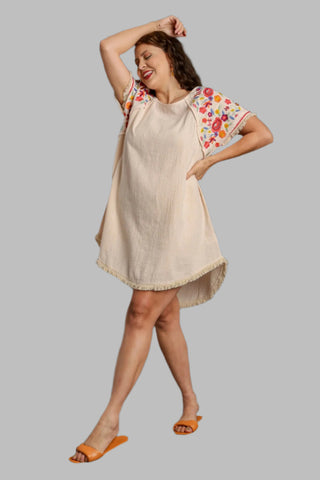 Boardwalk Babe Mini Dress in Plus