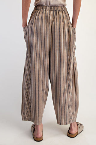 Laurel Linen Stripe Pants