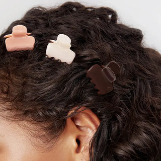 Kitsch Puffy Mini Claw Clip Set