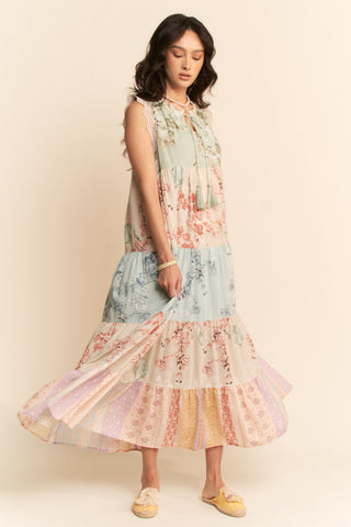 Veranda Charm Floral Maxi Dress