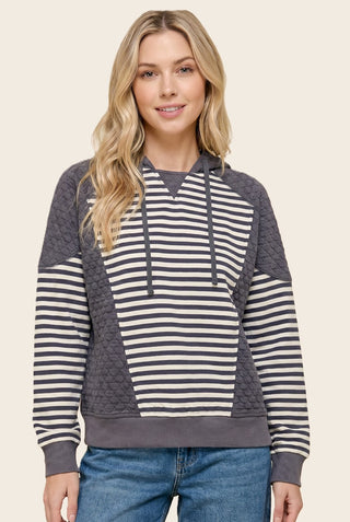 Shoreline Stripe Hoodie