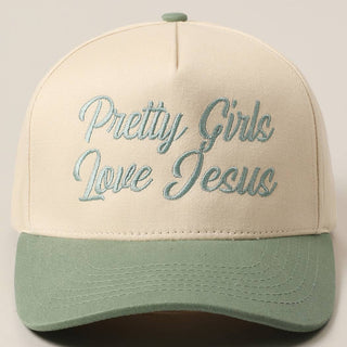 Pretty Girls Love Jesus Trucker Hat