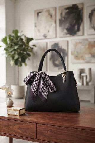 Charlotte Scarf Accent Satchel