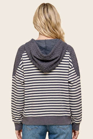 Shoreline Stripe Hoodie