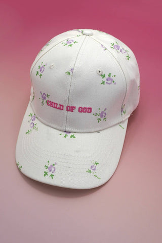 FLORAL CHILD OF GOD HAT