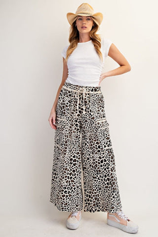 Cheetah Print Cargo Pants