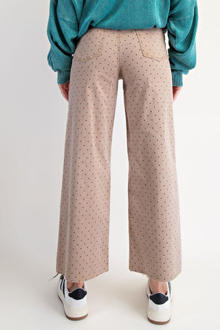 Moon Dot Latte Pants