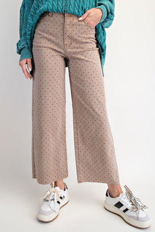Moon Dot Latte Pants