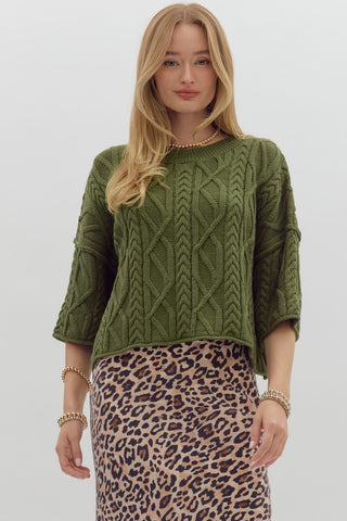 Evervine Cable Knit Sweater