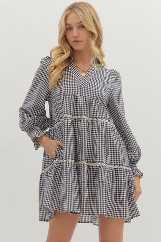 Sunday Picnic Gingham Dress