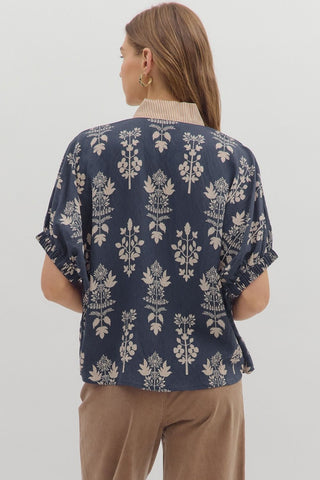 Midnight Meadow Top