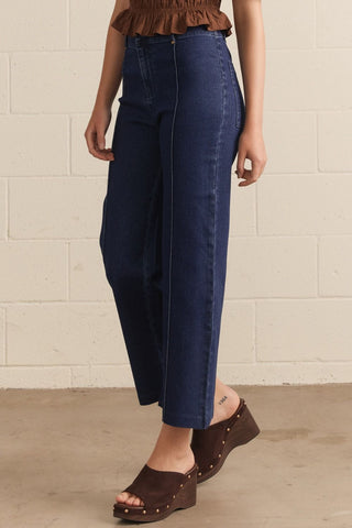 Center Stage Wide-Leg Jeans