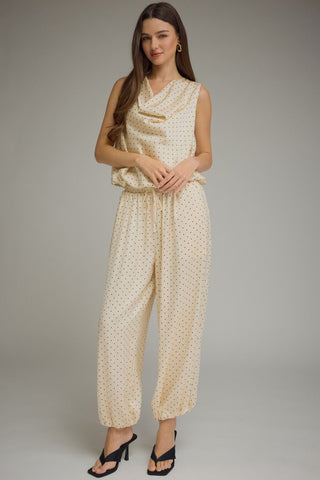Dotted Daydream Balloon Leg Pants