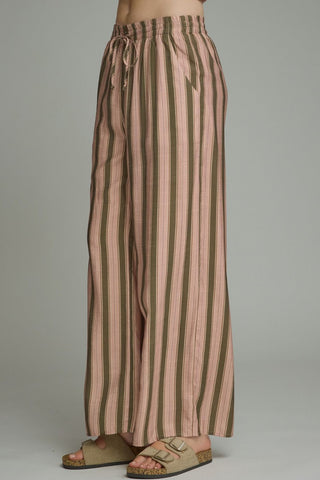 Autumn Stroll Striped Pants