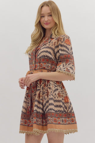 Botanical Belle Mini Dress