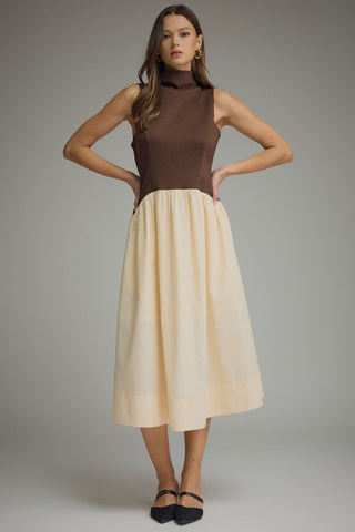 Mocha Muse Midi Dress