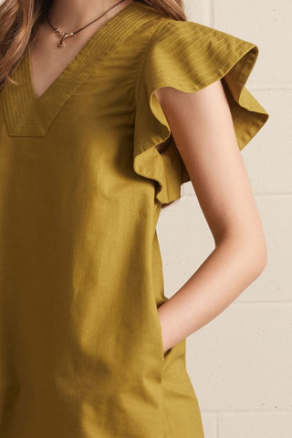 Golden Hour Flutter Dress