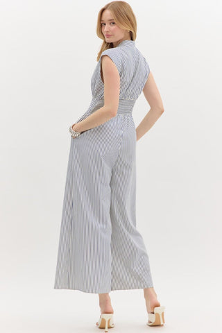 Set Sali Striped Jumpsuit
