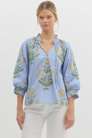 Surprise Brunch Floral Blouse