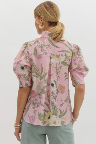 Uptown Market Floral Blouse