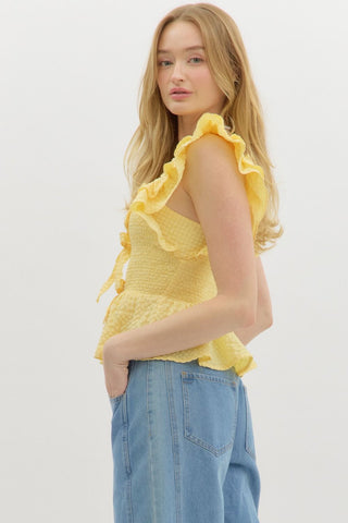 Sweet Summertime Flutter Blouse