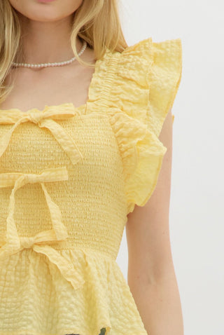 Sweet Summertime Flutter Blouse