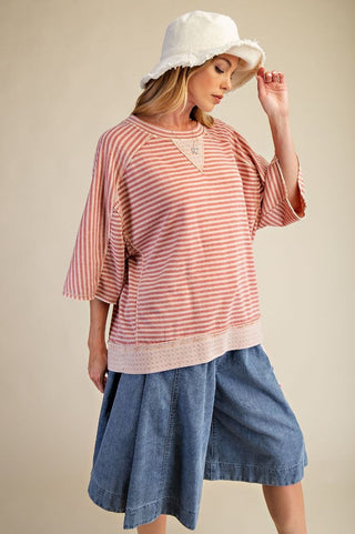 Blush Breeze Boxy Knit