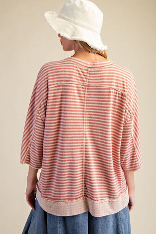 Blush Breeze Boxy Knit