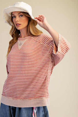 Blush Breeze Boxy Knit