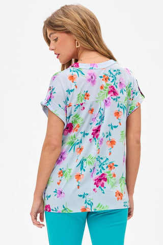 Peony Fields Floral Top
