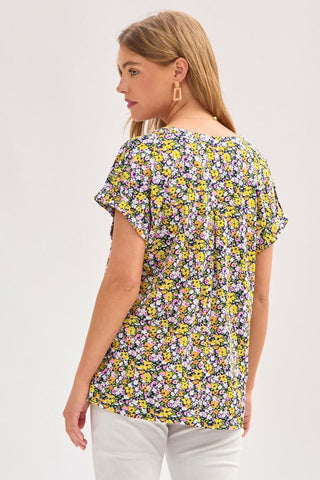Sunshine and Sunflowers Floral Top