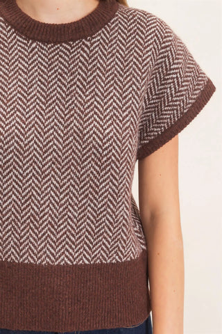 Hartley Chevron Knit Sweater