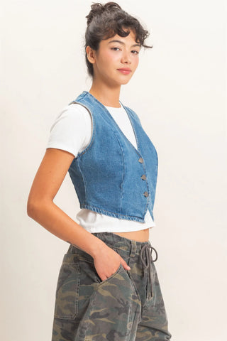 Indigo Dawn Denim Vest