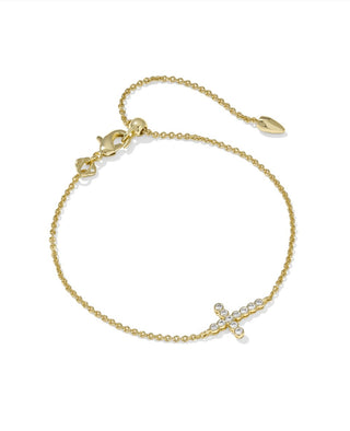 Cross Crystal Delicate Chain Bracelet