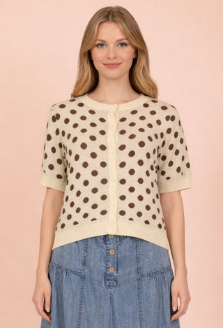 Darling Days Polka Dot Knit Top