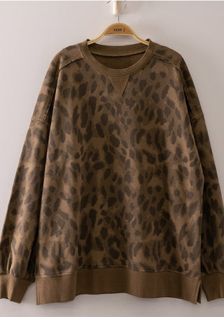 Espresso Leopard Pullover