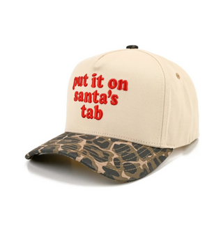 Merry Put It On Santa’s Tab Trucker Hat