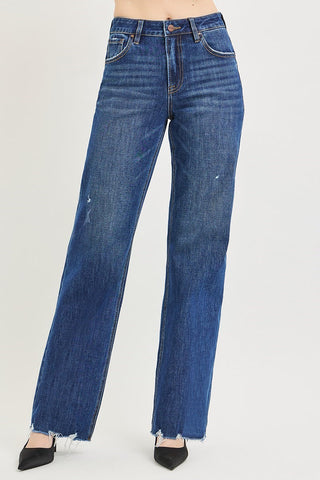 Hollis High Rise Straight Jeans