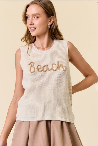 Beach Day Knit Tank