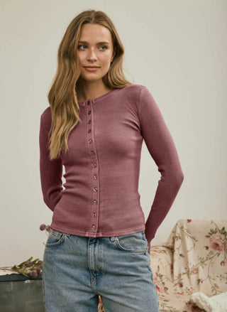 Everyday Button Knit Top