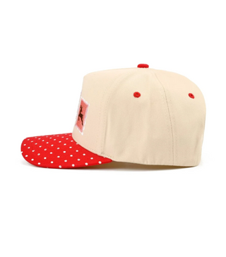 Merry Mail Christmas Stamp Trucker Hat