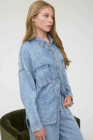Easy Days Denim Button Down